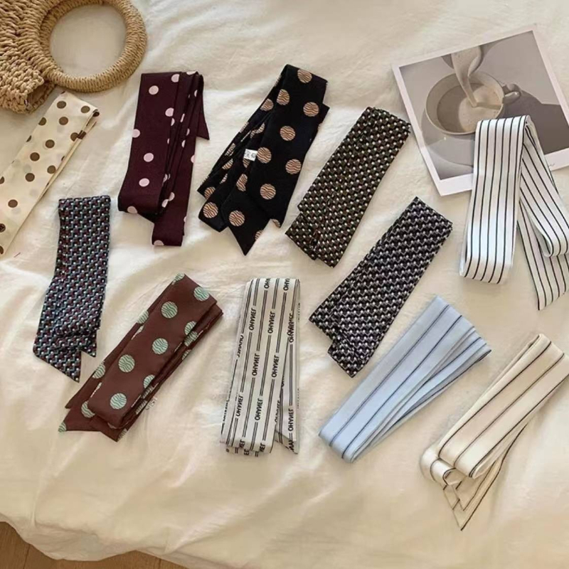 Polka Dot and Striped Print Sc - огляд і ціна Silk Tie Striped