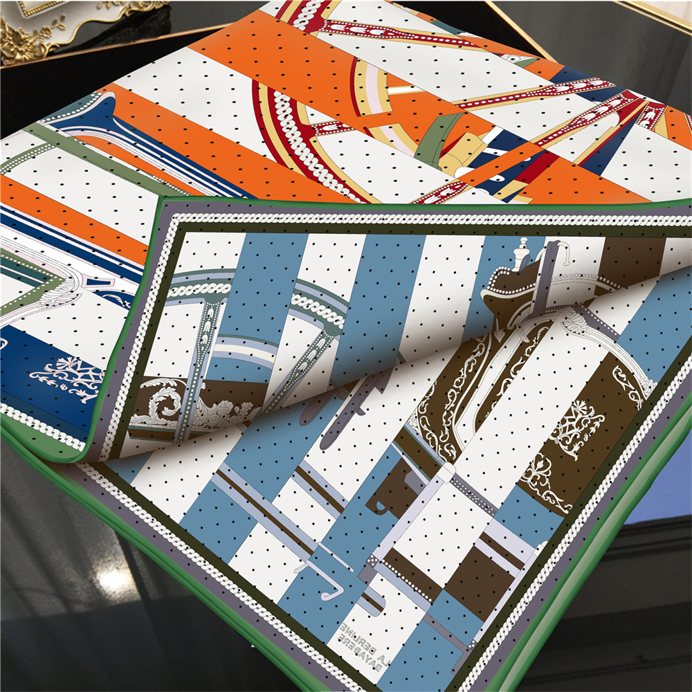 POBING Hand Rolled Twill Silk  - огляд і ціна Scarf Silk Square